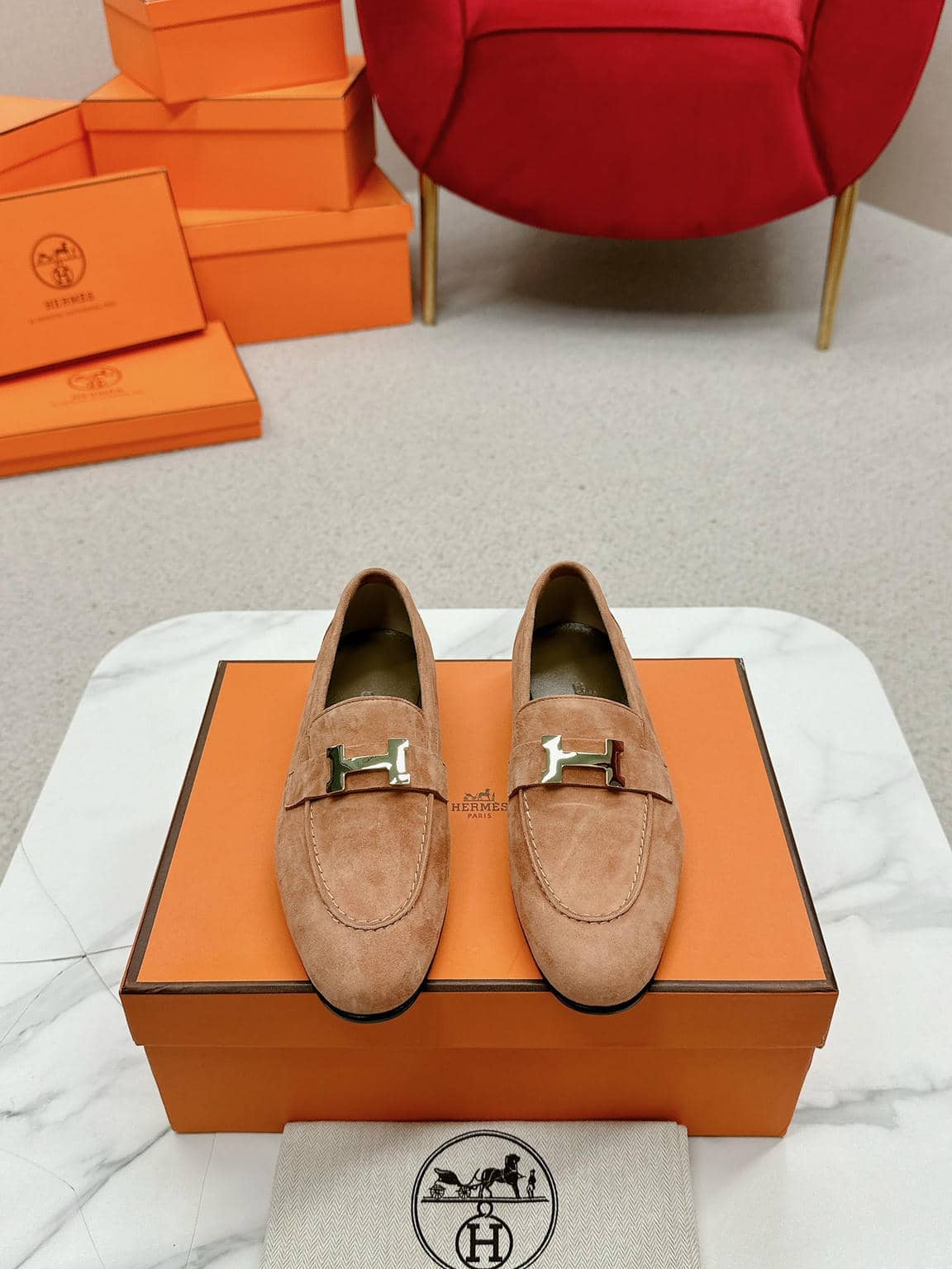 Hermes Loafer Ｈ-23